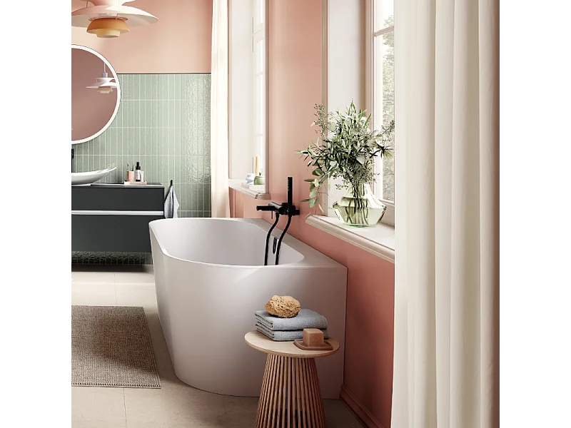 Mitigeur bain douche mécanique VILLEROY ET BOCH Loop & Friends Noir mat