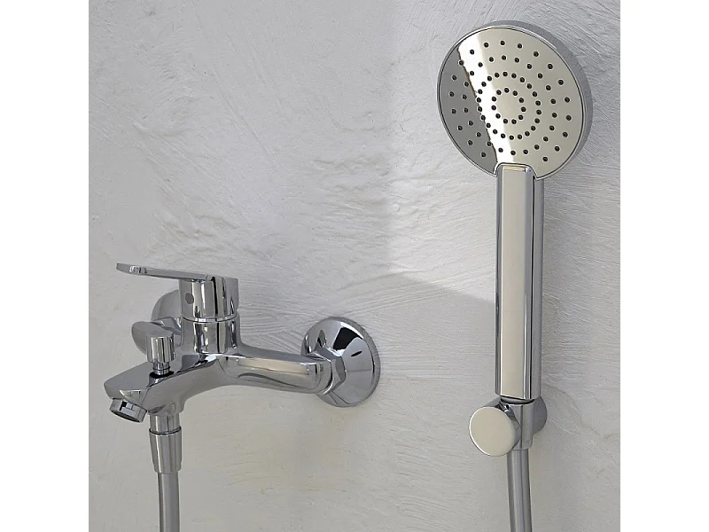 Mitigeur bain douche JACOB DELAFON mural Aimé Chrome + nettoyant