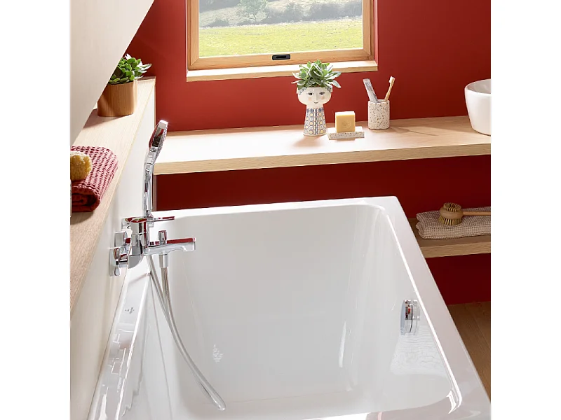 Mitigeur bain douche mécanique VILLEROY ET BOCH Architectura chrome