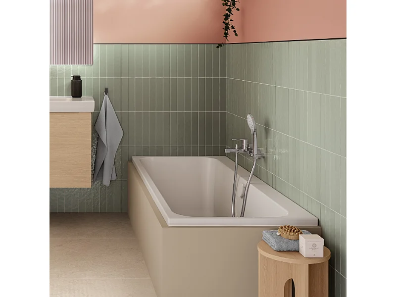 Mitigeur bain douche mécanique VILLEROY ET BOCH Architectura chrome