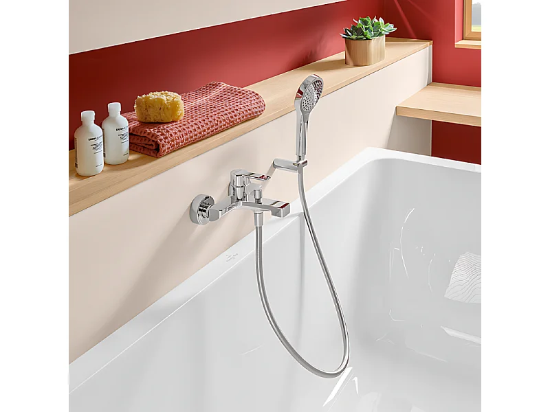 Mitigeur bain douche mécanique VILLEROY ET BOCH Architectura chrome