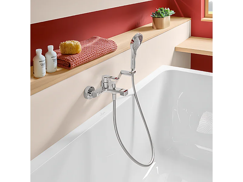 Mitigeur bain douche mécanique VILLEROY ET BOCH Architectura chrome