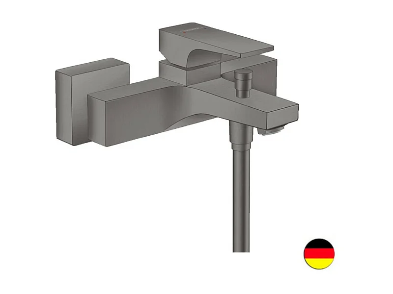 Mitigeur bain douche mécanique HANSGROHE Metropol noir chromé brossé