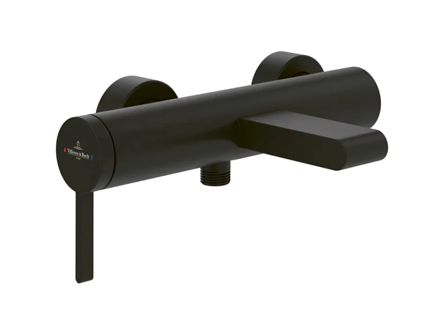 Mitigeur bain douche mécanique VILLEROY ET BOCH Dawn Noir mat