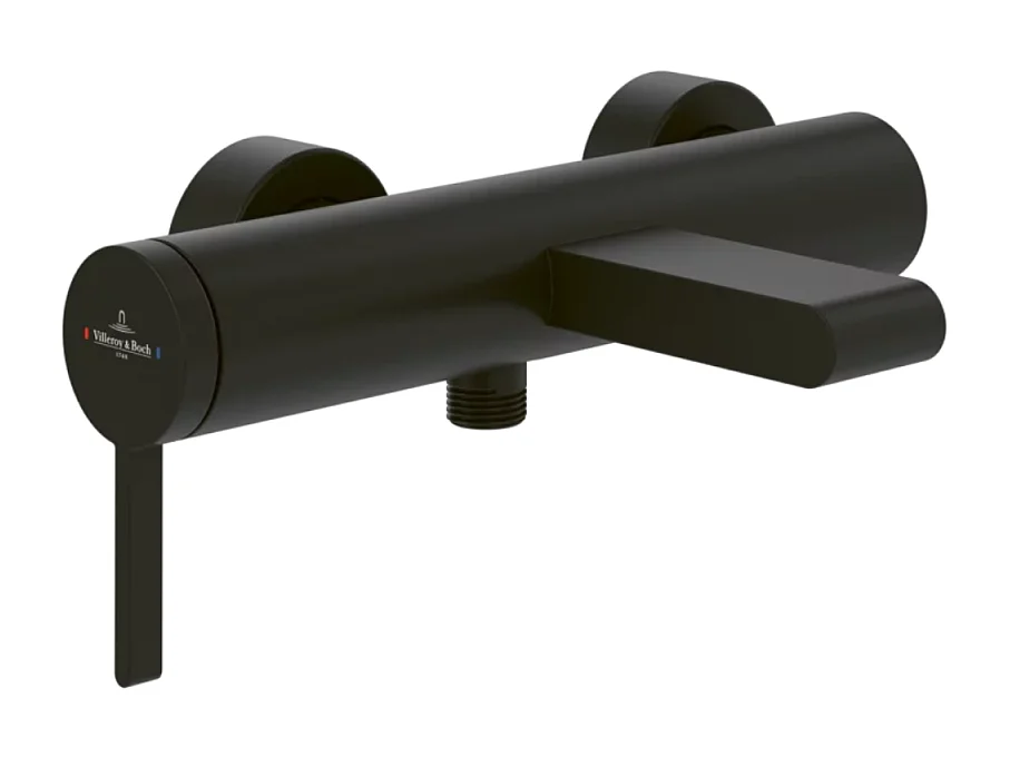 Mitigeur bain douche mécanique VILLEROY ET BOCH Dawn Noir mat