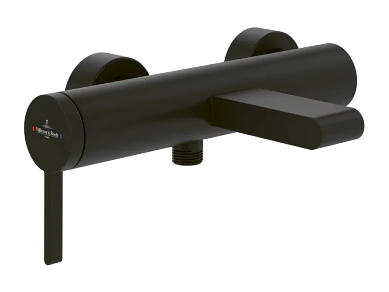 Mitigeur bain douche mécanique VILLEROY ET BOCH Dawn Noir mat