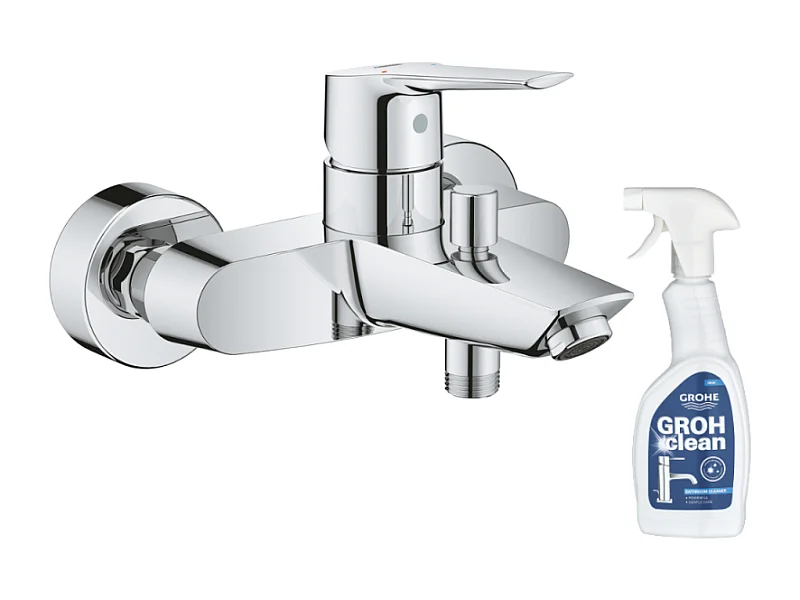 Mitigeur bain douche mécanique mural GROHE Quickfix Start 2021 + nettoyant GrohClean