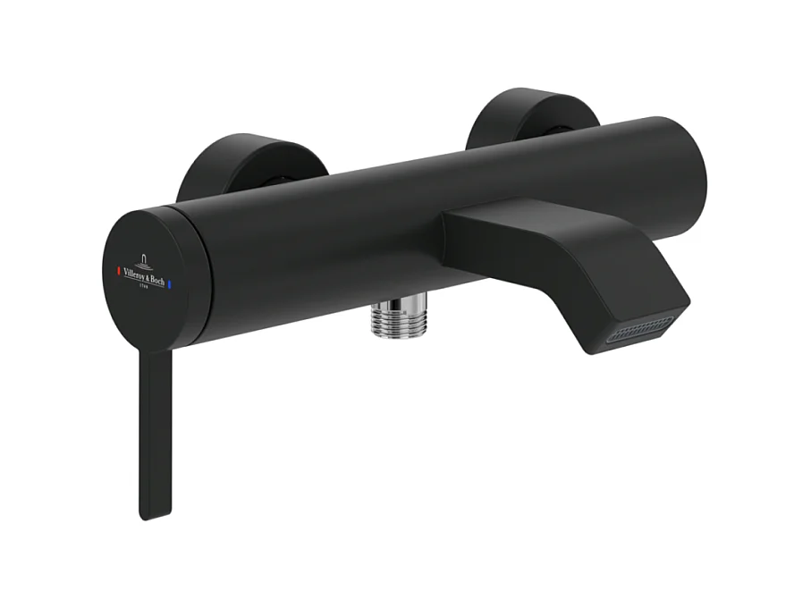 Mitigeur bain douche mécanique VILLEROY ET BOCH Dawn Two Noir mat