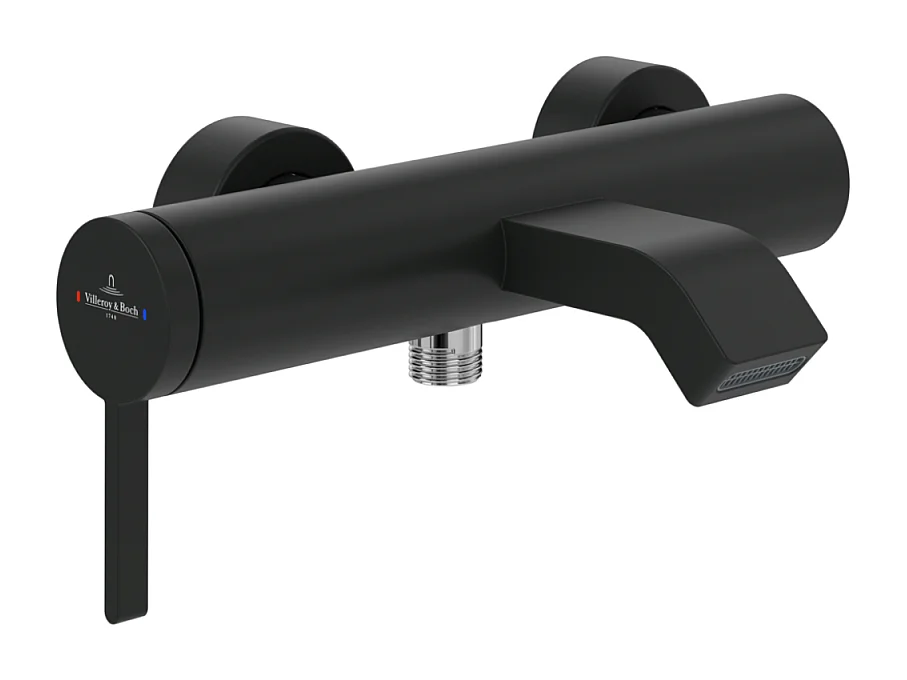 Mitigeur bain douche mécanique VILLEROY ET BOCH Dawn Two Noir mat
