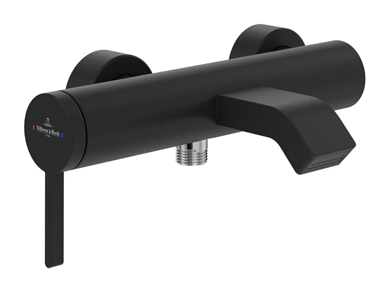 Mitigeur bain douche mécanique VILLEROY ET BOCH Dawn Two Noir mat