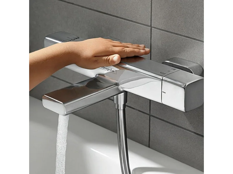 Mitigeur bain douche thermostatique HANSGROHE Ecostat E chromé