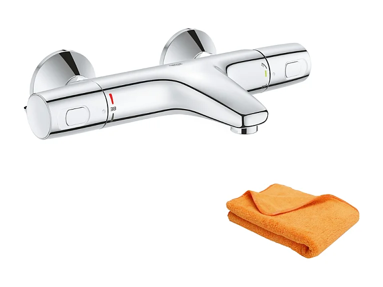 Mitigeur bain douche thermostatique GROHE Precision Trend + microfibre