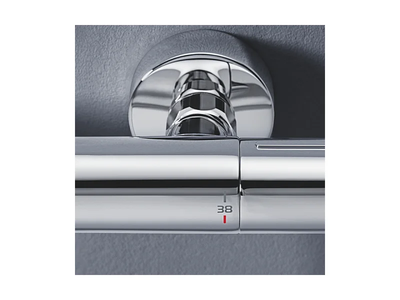 Pack mitigeur bain douche thermostatique GROHE Precision Get +  Douchette GROHE Vitalio Start 100 + Flexible 2000