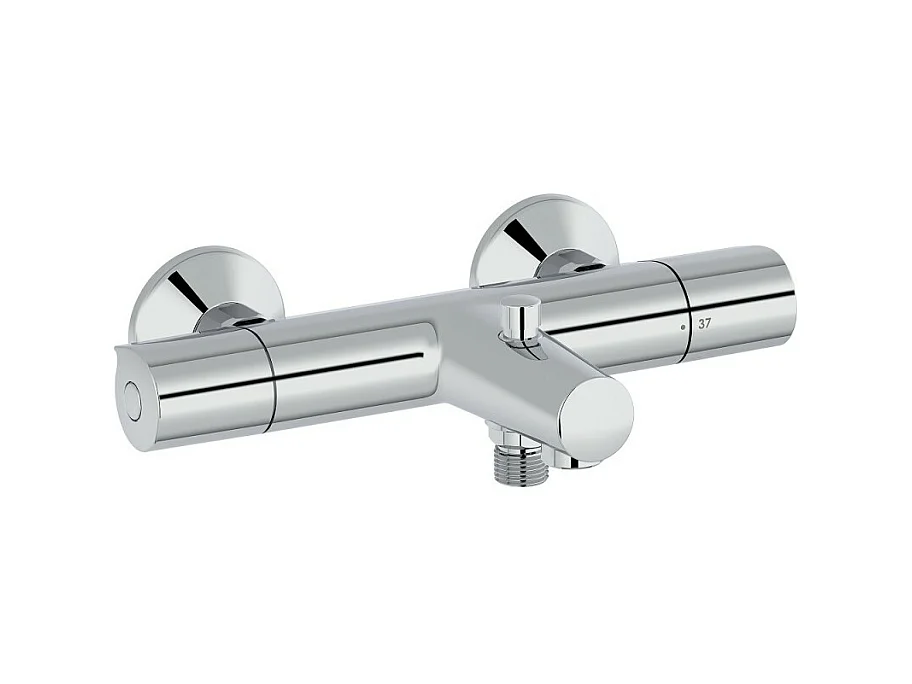 Jacob Delafon mitigeur thermostatique bain douche mural Simone Chrome