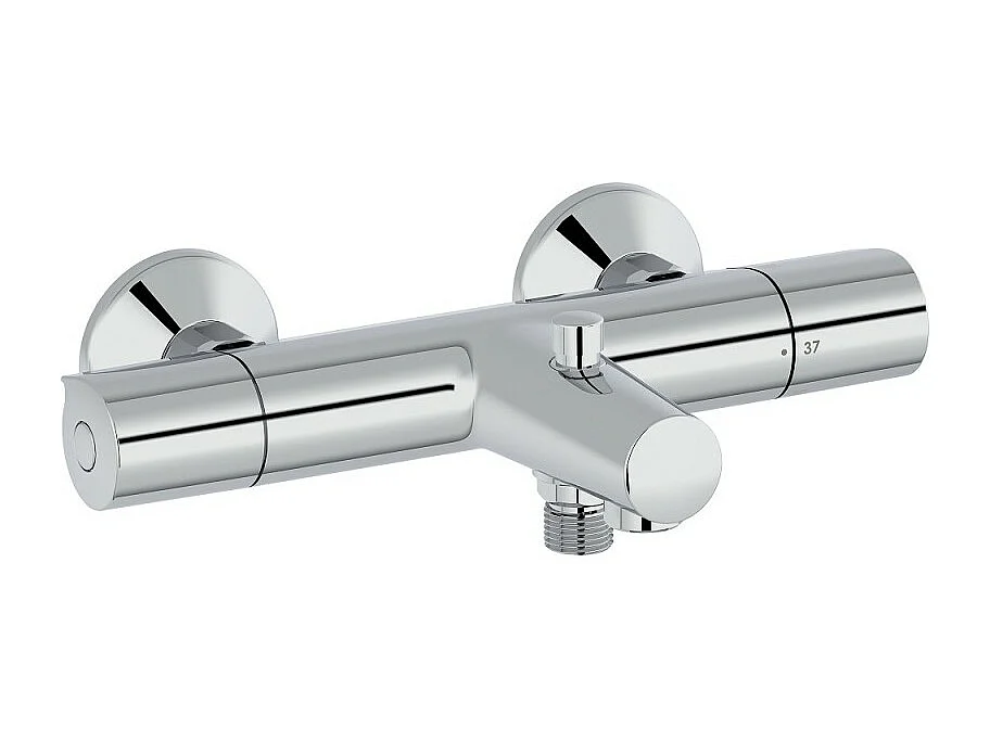 Jacob Delafon mitigeur thermostatique bain douche mural Simone Chrome