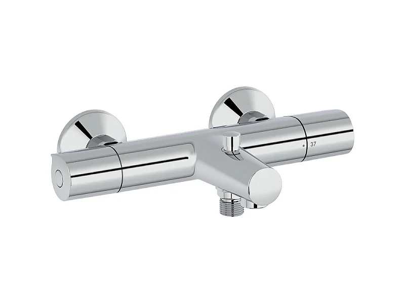 Jacob Delafon mitigeur thermostatique bain douche mural Simone Chrome