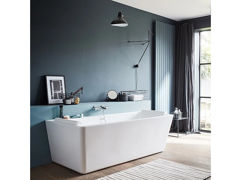 Jacob Delafon mitigeur thermostatique bain douche mural Simone Chrome