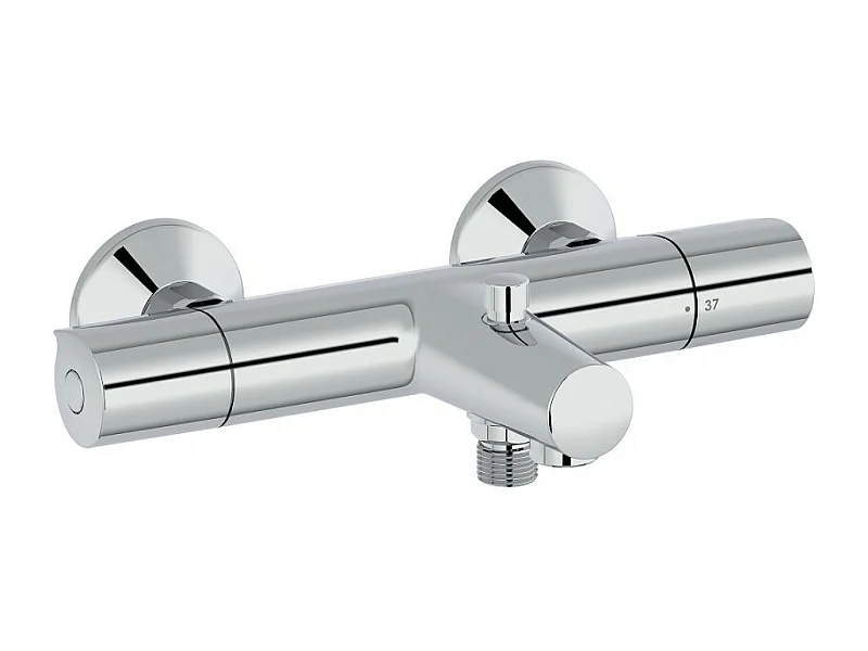 Jacob Delafon mitigeur thermostatique bain douche mural Simone Chrome