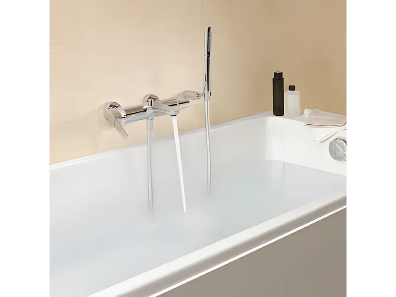 Robinet bain douche mural JACOB DELAFON Aleo+