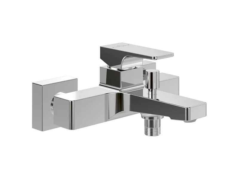 Mitigeur bain douche mécanique VILLEROY ET BOCH Architectura Square Chrome
