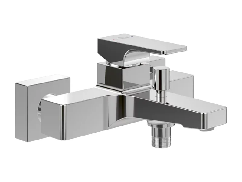 Mitigeur bain douche mécanique VILLEROY ET BOCH Architectura Square Chrome