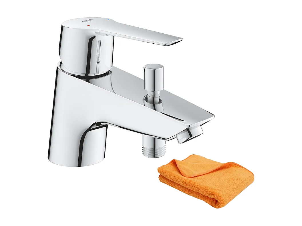 Mitigeur bain douche mécanique GROHE Quickfix Start 2021 + microfibre