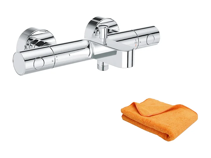 Mitigeur de bain douche thermostatique GROHE Quickfix Precision Get + microfibre
