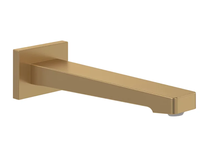 Bec de baignoire VILLEROY ET BOCH  Architectura Square montage mural Or brossé