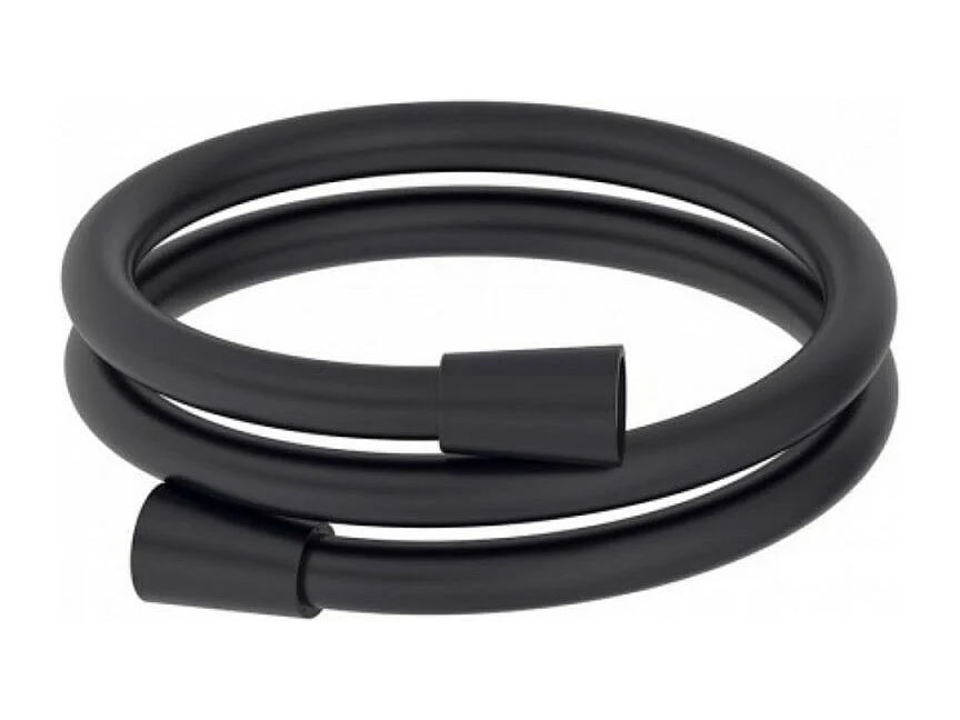 JACOB DELAFON Douchette stick Shift Ellipse noir et chrome avec mitigeur bain douche et flexible lisse anti-torsion Noir