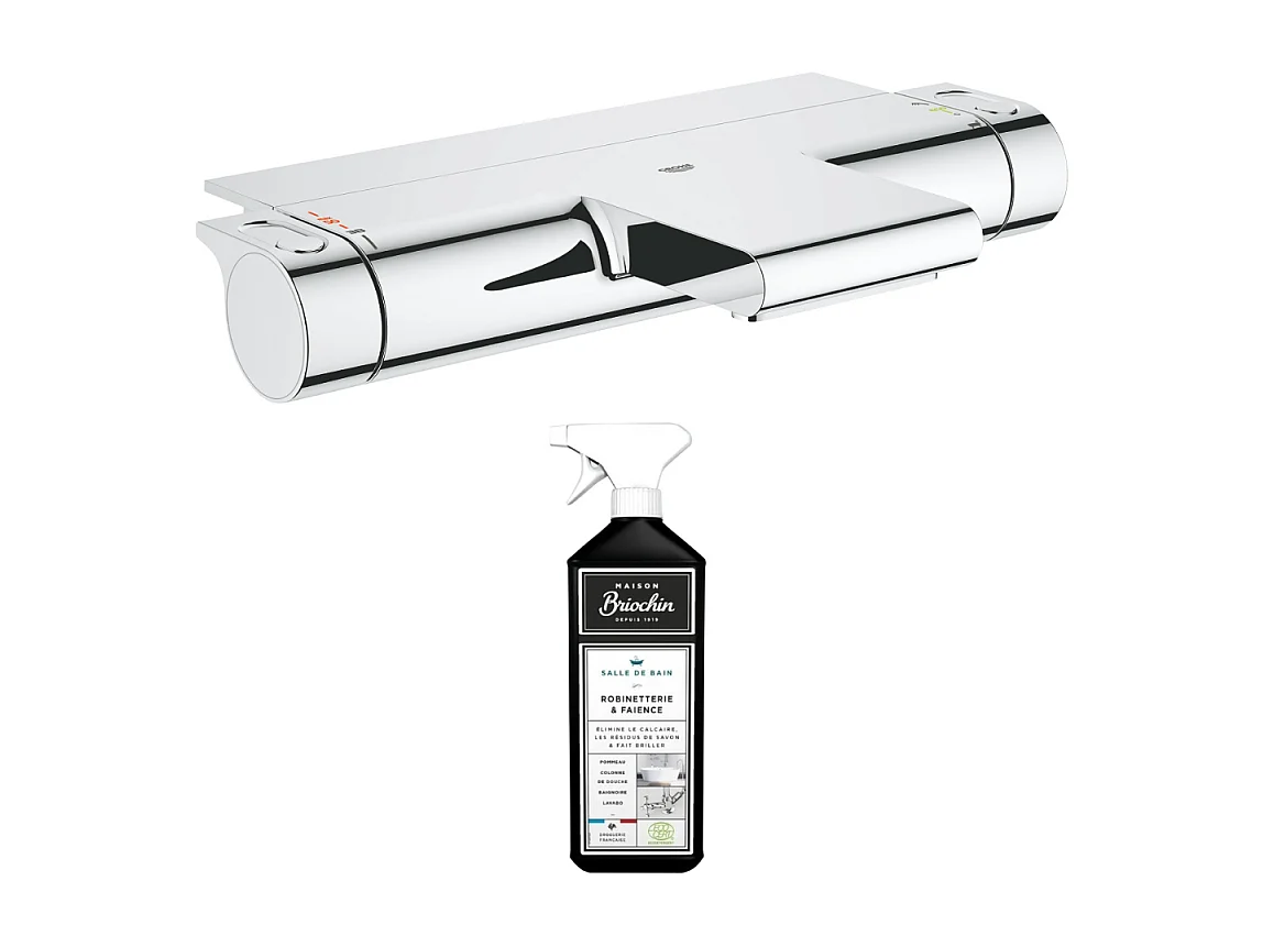 Robinet bain thermostatique GROHE avec tablette Grohtherm 2000