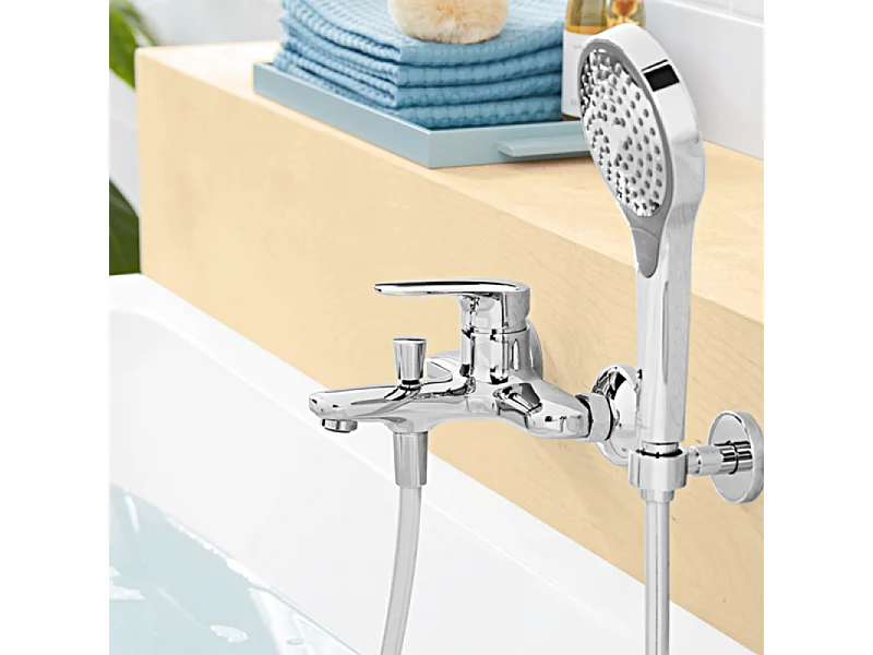 Mitigeur bain douche mécanique VILLEROY ET BOCH O novo Start Chrome