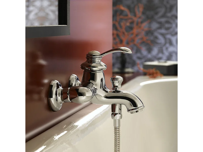 Robinet baignoire retro JACOB DELAFON Fairfax + nettoyant briochin