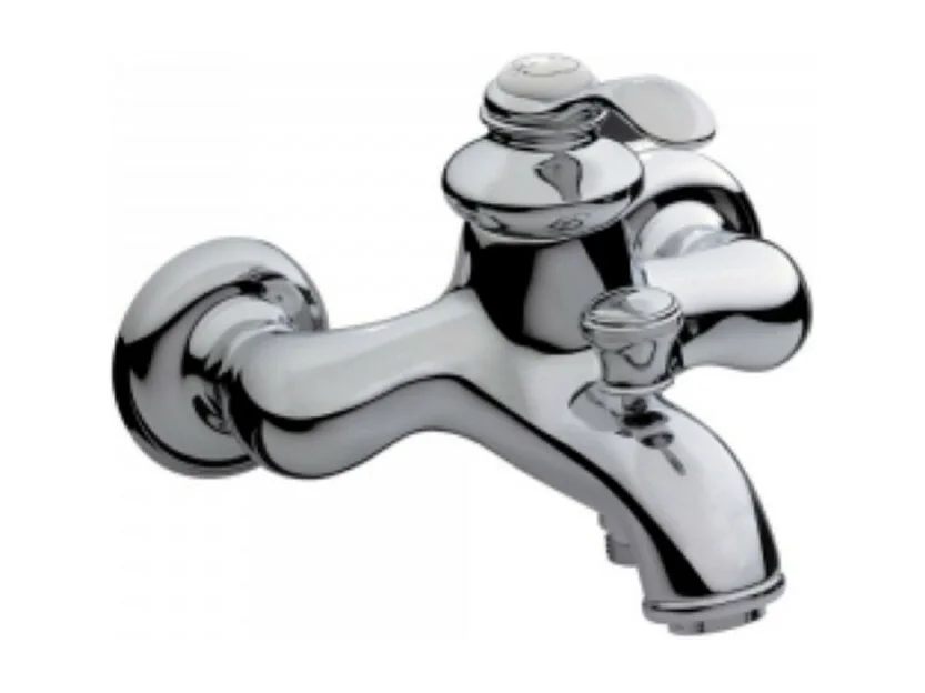 Jacob Delafon - Ensemble Mitigeur Bain Douche mécanique mural avec douchette et flexible Fairfax