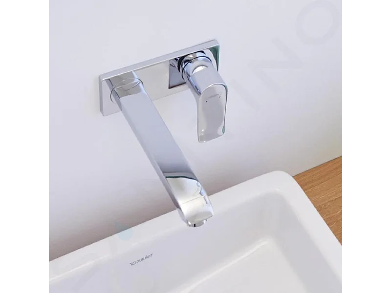Mitigeur lavabo mural HANSGROHE Metris 225 mm + nettoyant Briochin