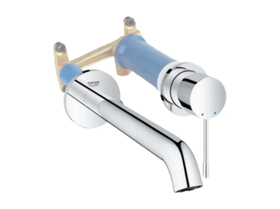 Mitigeur mural lavabo GROHE Essence avec corps encastré L Chromé