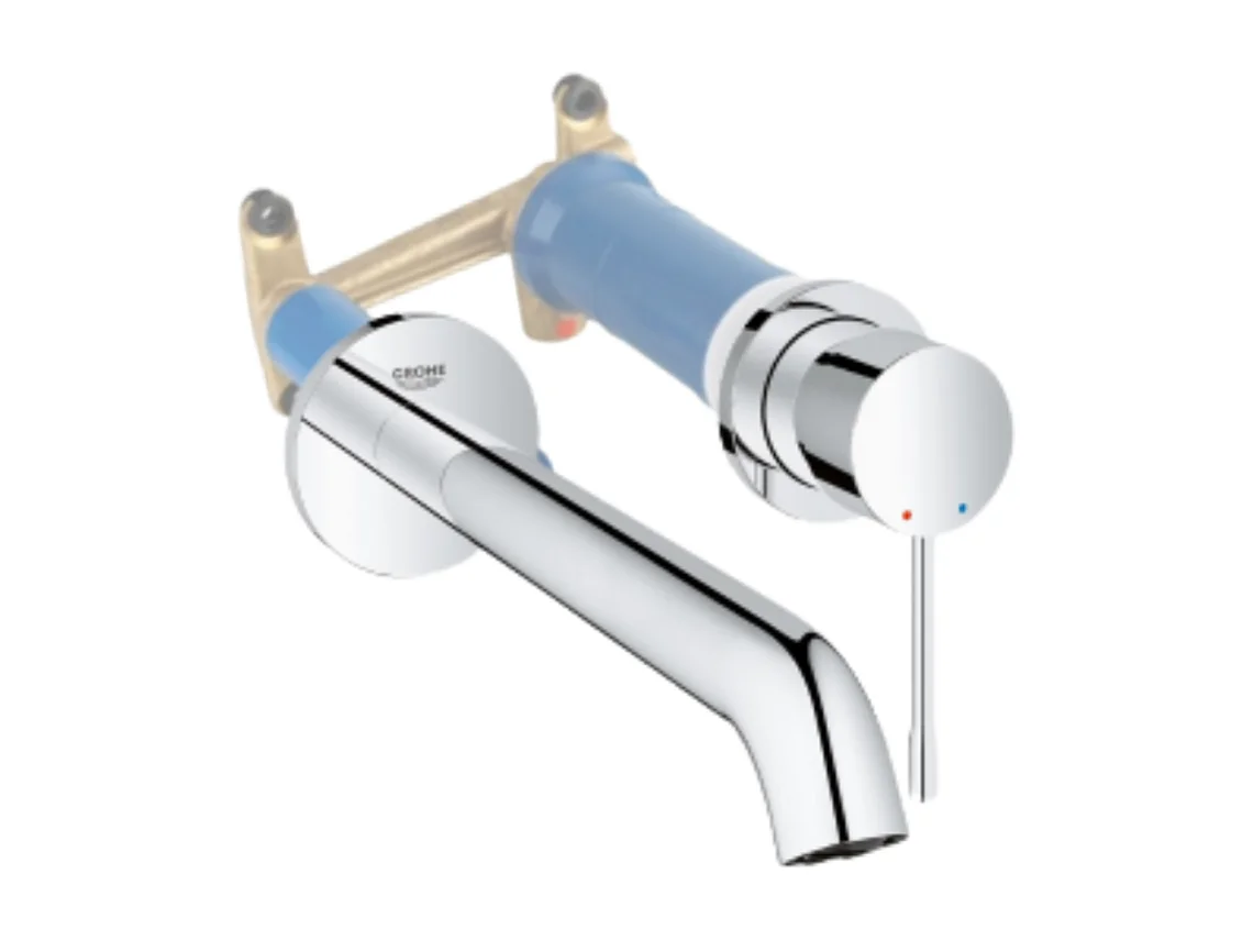 Mitigeur mural lavabo GROHE Essence avec corps encastré L Chromé