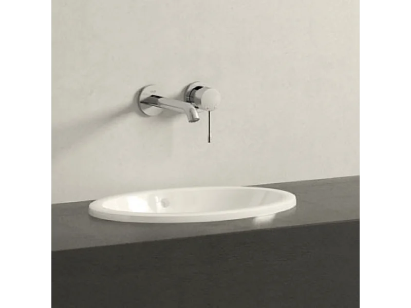 Mitigeur mural lavabo GROHE Essence avec corps encastré L Chromé