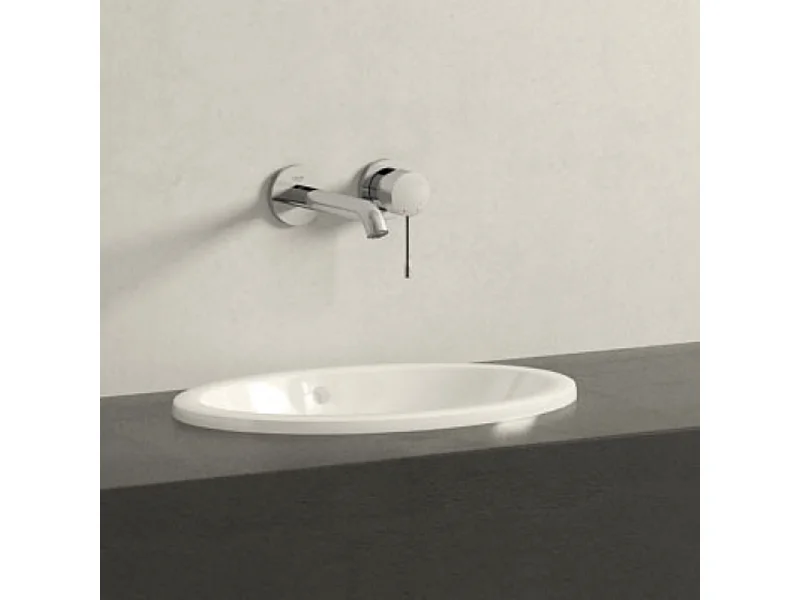 Mitigeur mural lavabo GROHE Essence Taille L chromé avec corps encastré