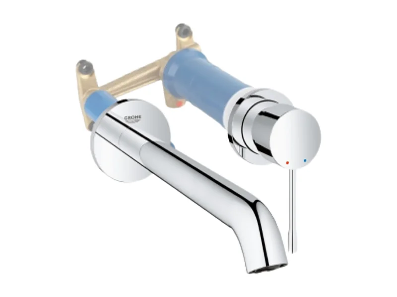 Mitigeur mural lavabo GROHE Essence avec corps encastré L Chromé