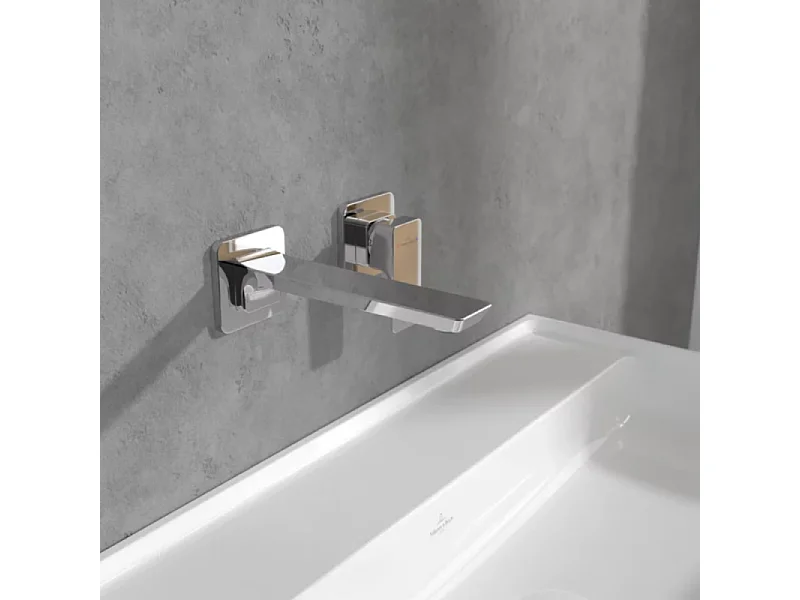 Mitigeur lavabo mural VILLEROY ET BOCH Subway 3.0 Chrome