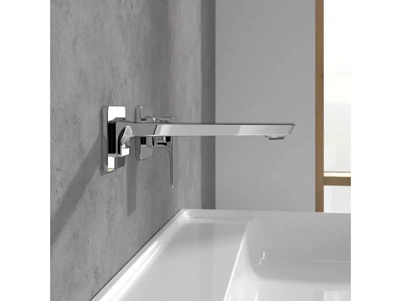 Mitigeur lavabo mural VILLEROY ET BOCH Subway 3.0 Chrome