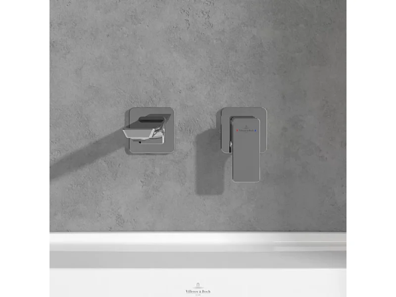 Mitigeur lavabo mural VILLEROY ET BOCH Subway 3.0 Chrome