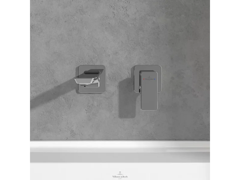 Mitigeur lavabo mural VILLEROY ET BOCH Subway 3.0 Chrome