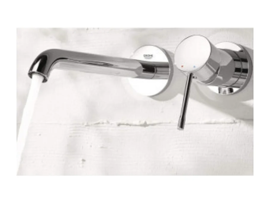 GROHE Façade Mitigeur ESSENCE 2 trous lavabo taille L saillie 230 Chromé
