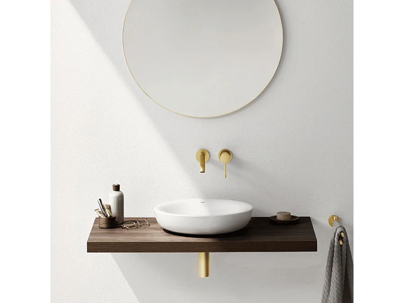 Grohe Façade ESSENCE Mezclador de lavabo con 2 orificios tamaño L de superficie 230 Cool Sunrise