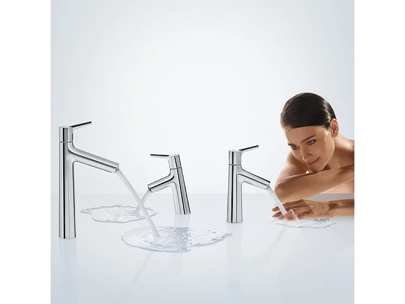 Mitigeur lave-mains HANSGROHE 80 sans tirette ni vidage chrome + nettoyant Briochin