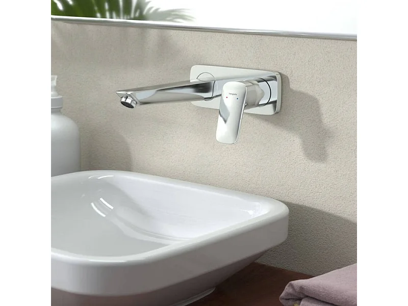 Lot de 2 mitigeurs lavabo encastré HANSGROHE Logis 195, mécanique