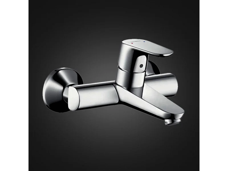 Mitigeur lavabo mural HANSGROHE chrome + nettoyant Briochin