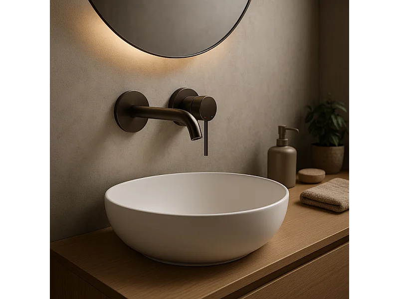 Grohe Mezclador monomando de lavabo con 2 orificiosTalla M Gasolina - Grafito