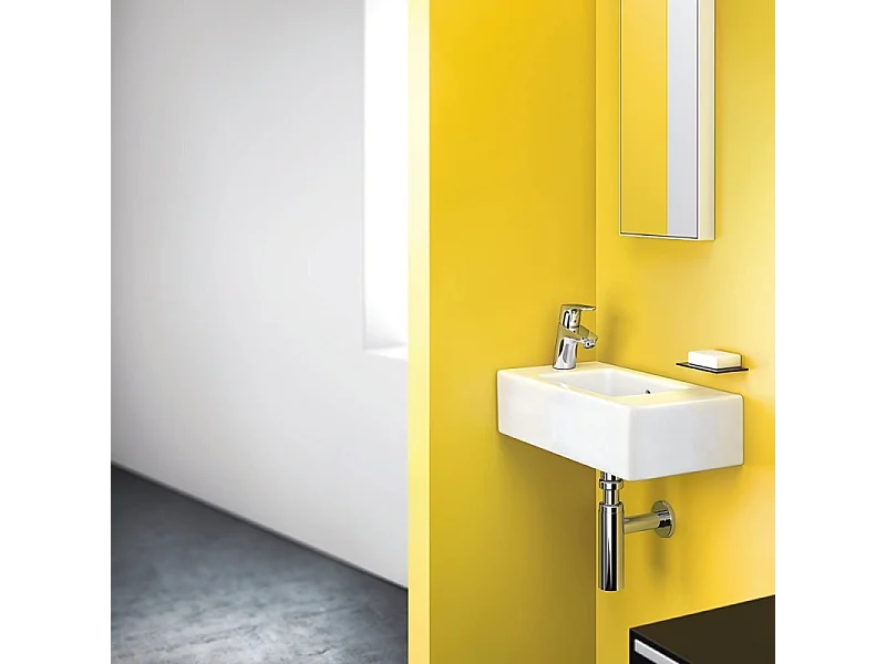 Mitigeur lave-mains HANSGROHE Focus 70 sans tirette ni vidage chrome + nettoyant Briochin